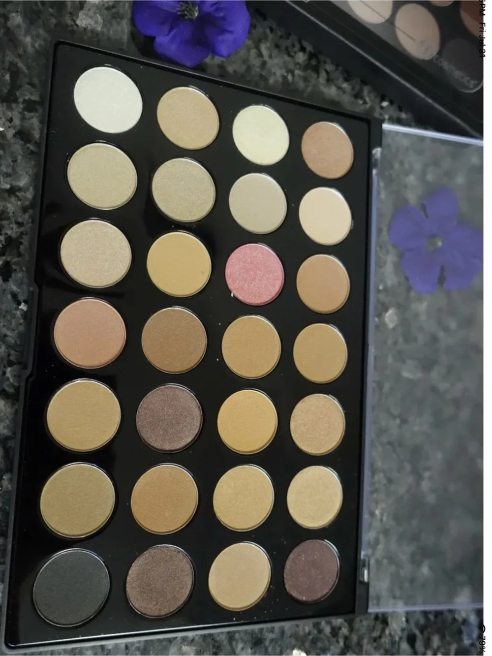Neutral and Pink Eyeshadow Palette — Women Makeup